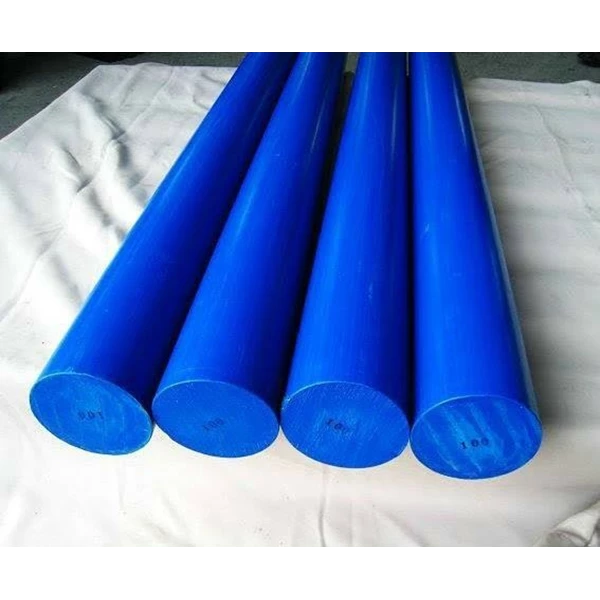 PA6G MC Nylon Blue Rod / MC Nylon Biru Batang / PA6G Nylon Biru Batangan